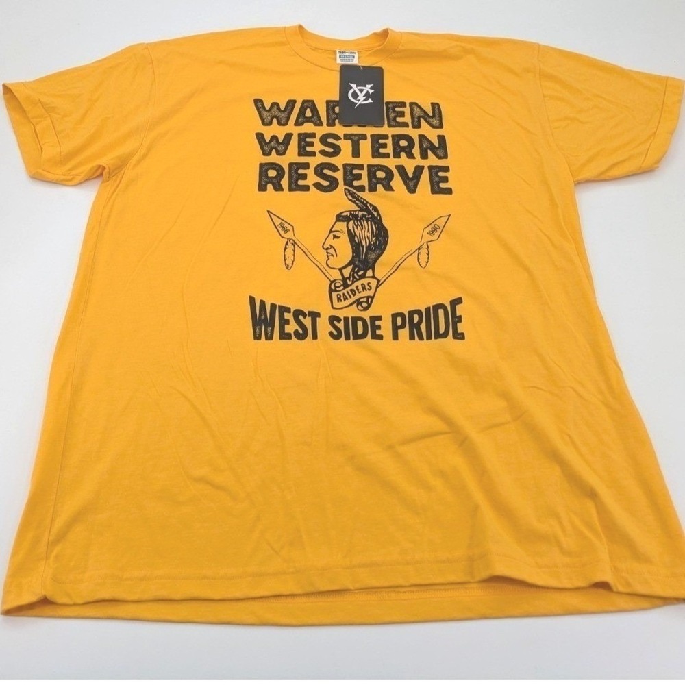 Warren Western Reserve Raiders T Shirt XXL NWT West Side Pride Ohio High School